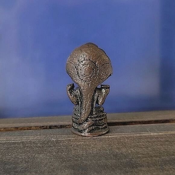 Vtg brass Lord Vishnu amulet - Picture 5 of 8